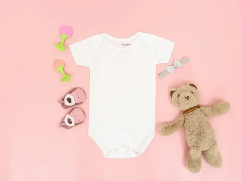 Baby shower decorations and gifts